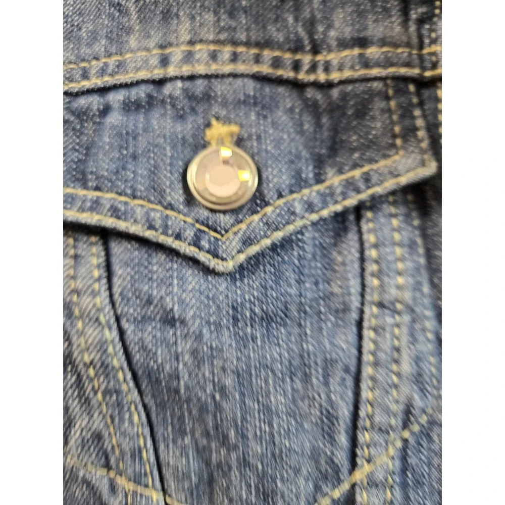 Women's Joluka Embellished Denim‎ Jacket Size M